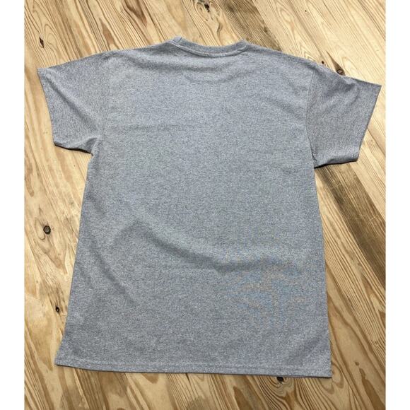 NWT Men's Lg Brisco Gray Crop Duster Leave The Smell Behind Graphic T Shirt - Picture 2 of 4